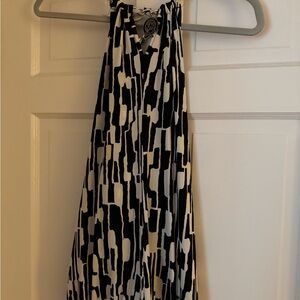 Stylish Black and White Women's Dress